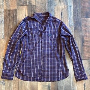 Columbia Omin-Shade Long Sleeve Button Down - Women’s Large